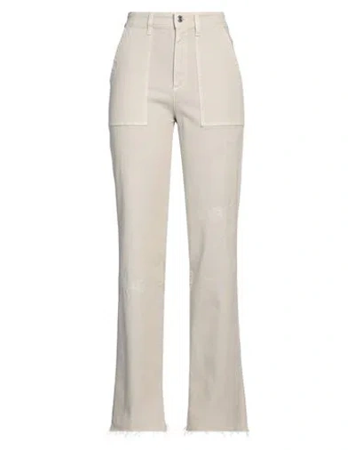 Department Five Department 5 Woman Pants Beige Size 27 Cotton, Elastane