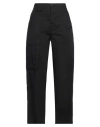 Department Five Department 5 Woman Pants Black Size 27 Cotton, Elastane In Black