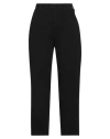 Department Five Stretch Cotton Straight Pants In Black
