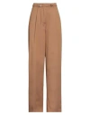 Department Five Department 5 Woman Pants Camel Size 26 Cotton, Elastane In Beige