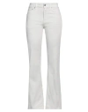 Department Five Department 5 Woman Pants Light Grey Size 26 Cotton, Elastane In Grey
