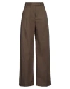Department Five Department 5 Woman Pants Military Green Size 8 Cotton In Green