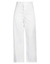 Department Five Department 5 Woman Pants Off White Size 24 Cotton, Elastane