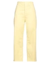 Department Five Department 5 Woman Pants Pastel Yellow Size 29 Cotton, Elastane