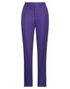 Department Five Department 5 Woman Pants Purple Size 8 Polyester In Purple