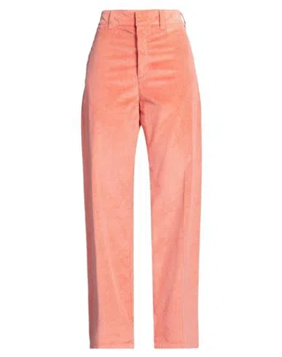Department Five Department 5 Woman Pants Salmon Pink Size 27 Cotton, Modal, Polyester, Rubber