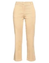 Department Five Department 5 Woman Pants Sand Size 26 Cotton, Elastane In Beige