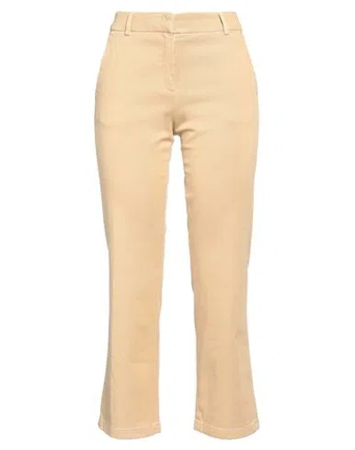 Department Five Department 5 Woman Pants Sand Size 26 Cotton, Elastane In Beige