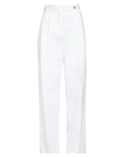 Department 5 Woman Pants White Size 10 Cotton