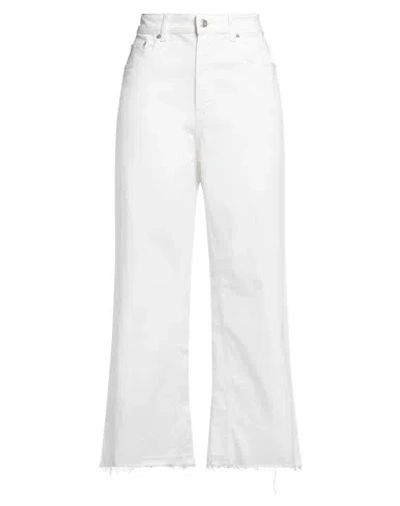 Department Five Department 5 Woman Pants White Size 26 Cotton, Elastane