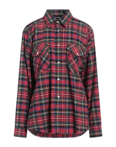 Department 5 Woman Shirt Red Size S Cotton