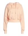 Department Five Department 5 Woman Sweatshirt Apricot Size S Lyocell, Cotton In Orange
