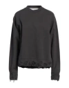 Department Five Department 5 Woman Sweatshirt Charcoal Size M Cotton In Grey