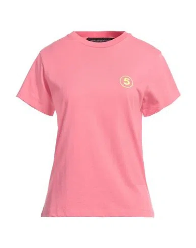 Department Five Department 5 Woman T-shirt Pink Size S Cotton