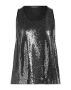 Department Five Department 5 Woman Top Black Size M Polyamide, Nettle Fiber, Elastane In Black