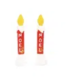 Department Five Blow Mold Candle Set Of 2 Village Accessory In Multi Color