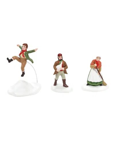 Department Five Villages Friends Neighbors Set Of 3 In Multi