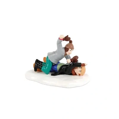 Department Five A Christmas Story Village The Last Straw Figurine 1.9in H In Blue;black;brown;white