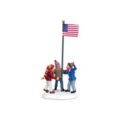 Department Five A Christmas Story Village Triple Dog Dare Figurine 4.4in H In Blue;white;red