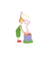 Department Five Auntie Who's Centerpiece Figure In Multi