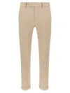 Department Five Pressed Turn-up Trousers In Neutral