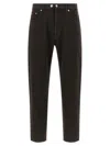 Department Five Musso Used-effect Cotton Jeans In Black