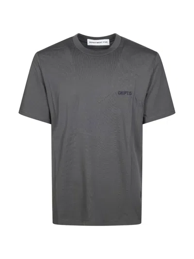 Department Five Bold Short-sleeved T-shirt In Gray