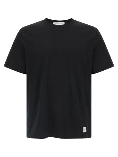 Department Five Logo-patch T-shirt In Black