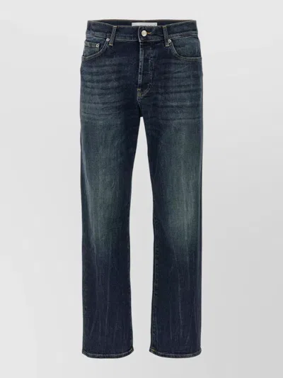 Department Five Bowl Jeans Belt Loops Contrast Stitching In Multi