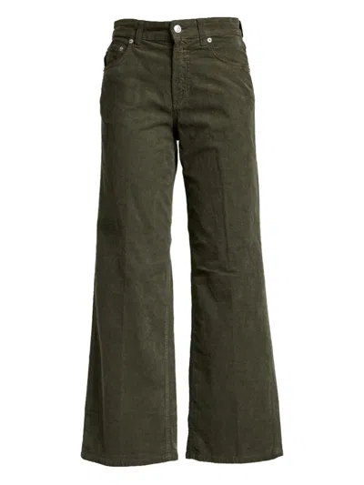 Department Five Brea Five-pocket Corduroy Pants In Green