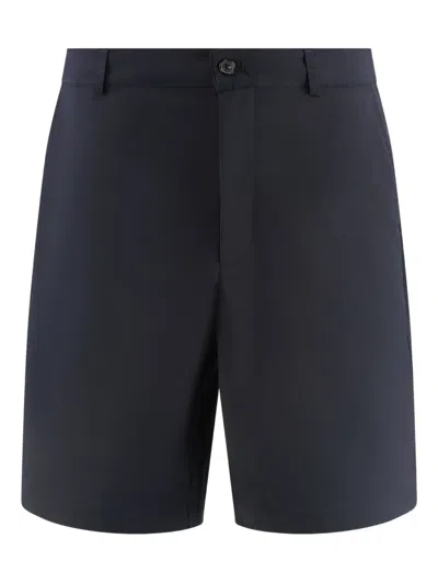 Department Five Button-fastening Patch-pocket Shorts In Blue