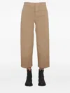 Department Five Cotton Pants In Neutral