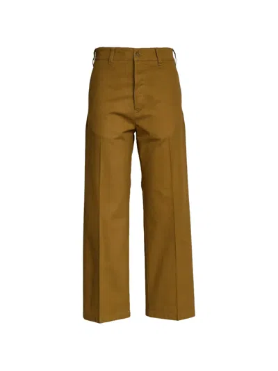 Department Five Button Straight-leg Trousers In Brown