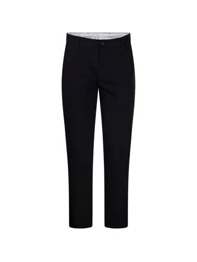 Department Five Buttoned Trousers In Burgundy
