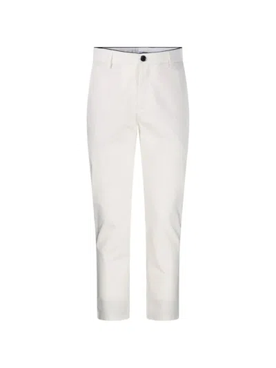 Department Five Buttoned Trousers In White