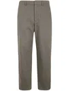 Department Five Chino E-motion Wide Leg Trousers In Brown