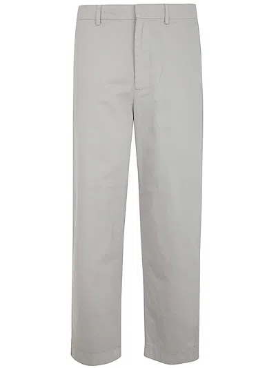 Department Five Chino E-motion Wide Leg Trousers In Stucco