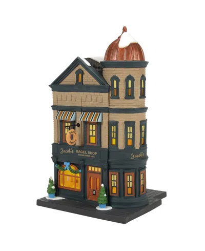 Department Five Christmas In The City Jacob's Bagels Light-up House Figurine In Multi
