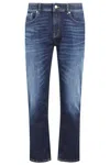 Department Five Classic Five-pocket Denim Jeans With Distinctive Label In Black