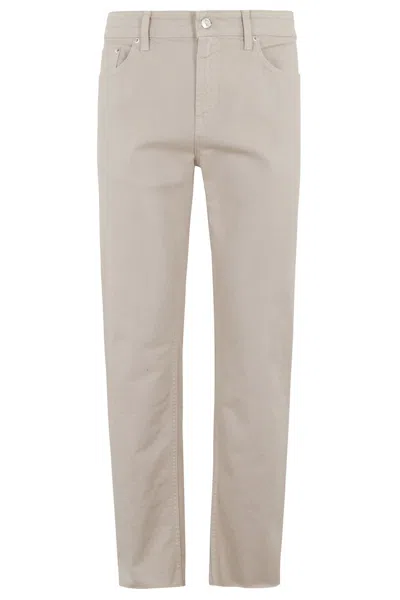 Department Five Classic Five-pocket Stretch Denim Pants In Neutrals
