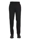 Department Five Concealed-fastening Trousers In Black