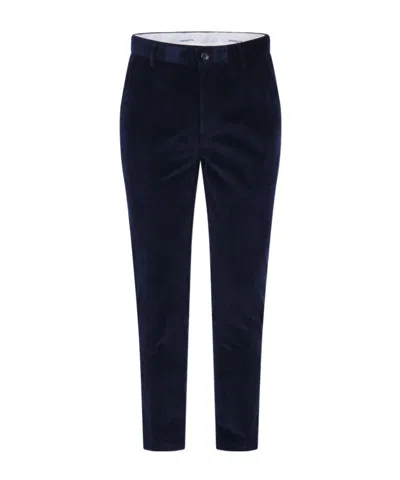Department Five Corduroy Trousers In Blue