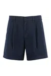 Department Five Department 5 Cotton Bermuda Shorts In Blue