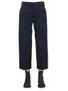 Department Five Cotton Pants In Blue
