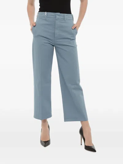 Department Five Cropped Blue Pants