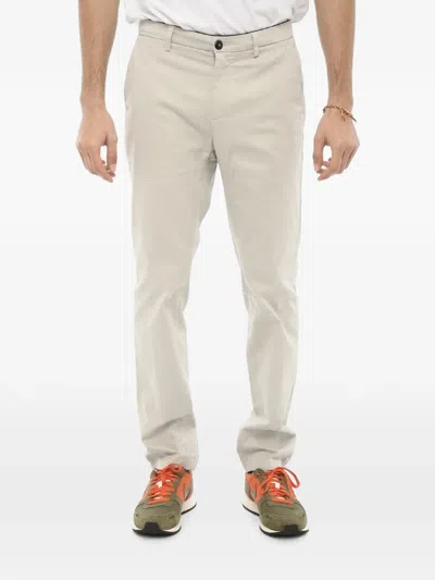 Department Five David Twill Trousers In Neutral