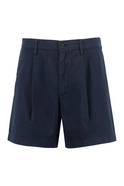Department Five Department 5 Cotton Bermuda Shorts In Blue