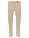Department Five Pressed Turn-up Trousers In Neutral
