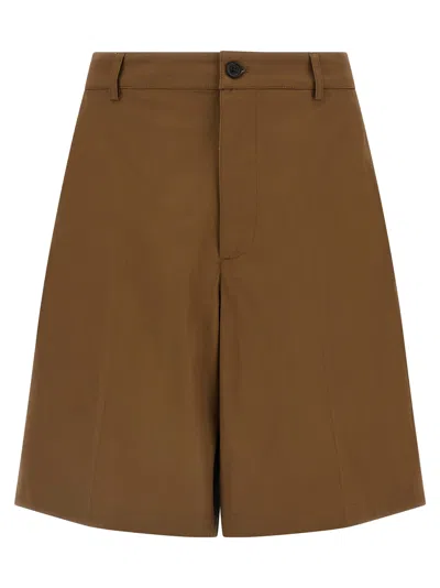 Department Five Department 5 'easy' Bermuda Shorts In Brown