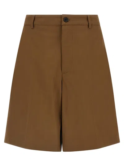 Department Five Department 5 Cotton Bermuda Shorts In Brown